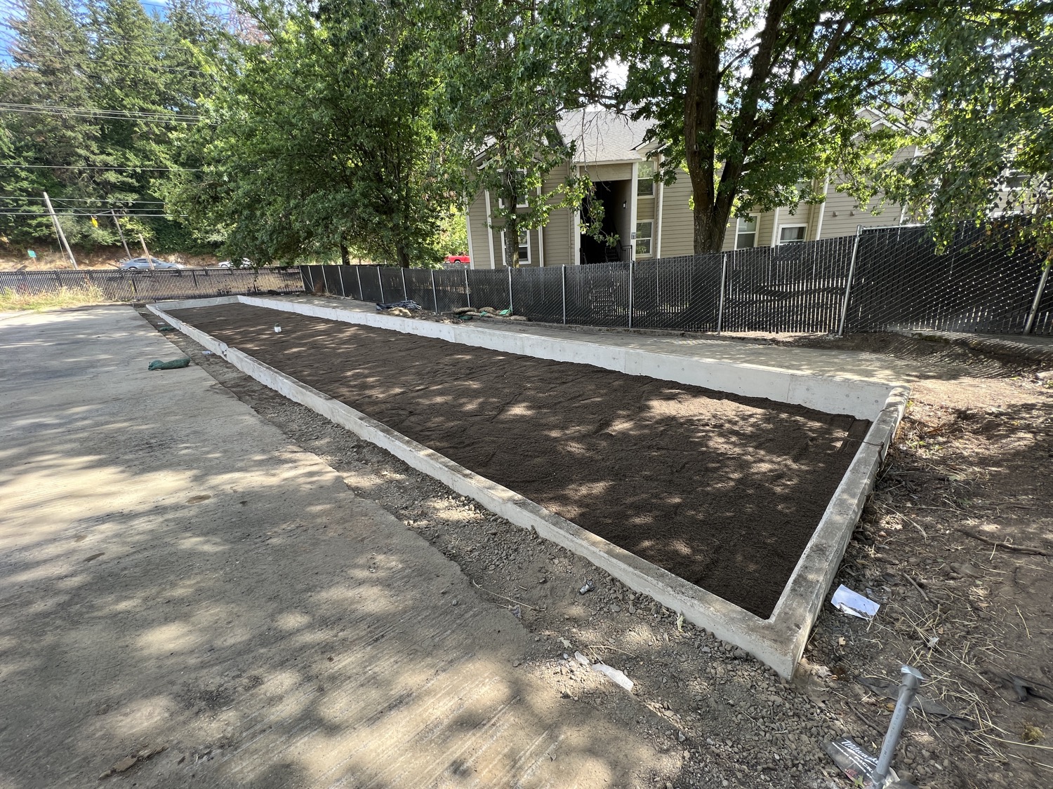Swale Construction Stormwater Tigard 7.JPG
